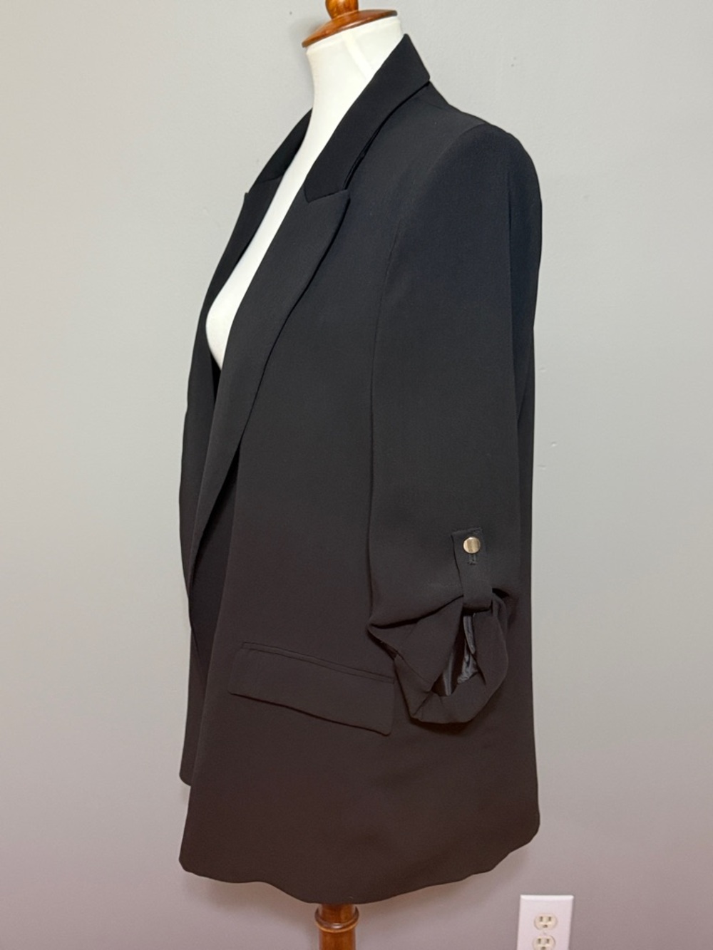 NWOT Zara Classic Black Women's Blazer Jacket - XL - Picture 2 of 8